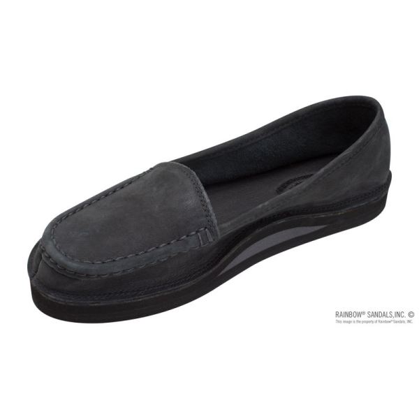 Rainbow | Women's Comfort Classics - Premier Leather Slip On Loafer-Premier Black