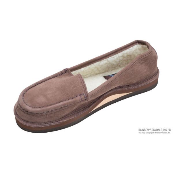 Rainbow | Women's Comfort Classics - Premier Leather Loafer with Fleece Lining-eXpresso