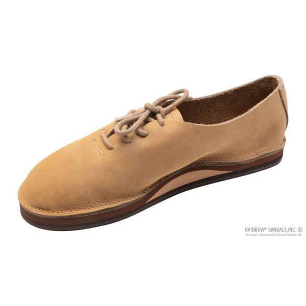 Rainbow | Women's Single Layer Milled Leather Mocca Shoe-Sierra Brown