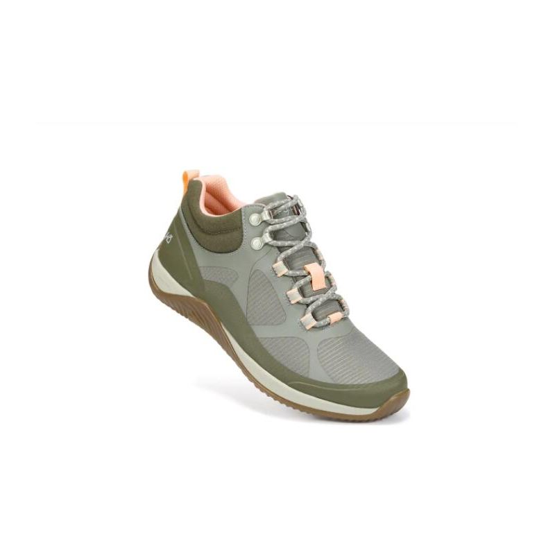 Ryka | Echo Trek Waterproof Mid Hiker-Dark Olive Green Fabric