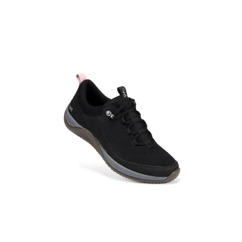 Ryka | Echo Low Sneaker-Black Fabric