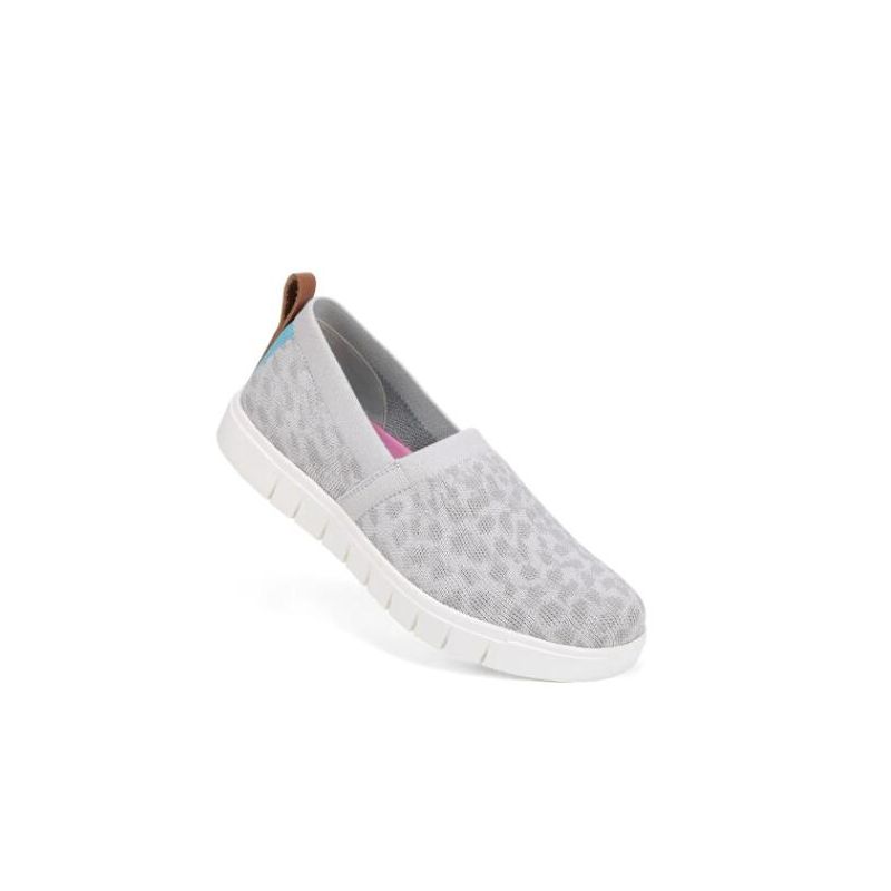 Ryka | Hera Slip On Sneaker-Vapor Grey Speckled Fabric