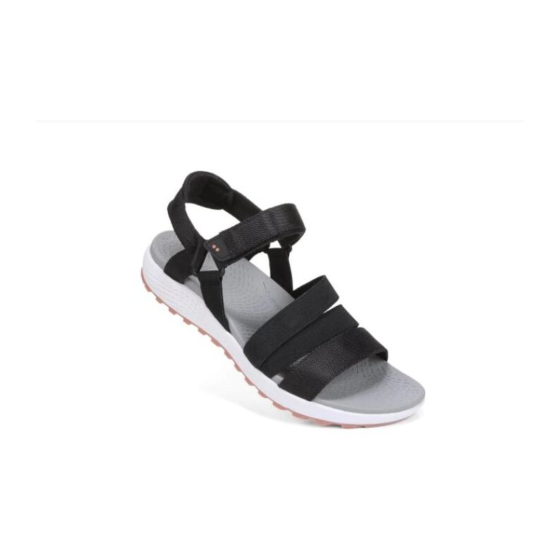 Ryka | Keystone Sandal-Black Fabric