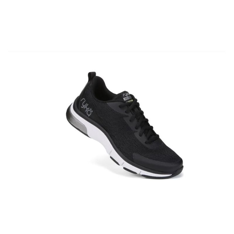 Ryka | Re-Run Walking Shoe-Black Fabric