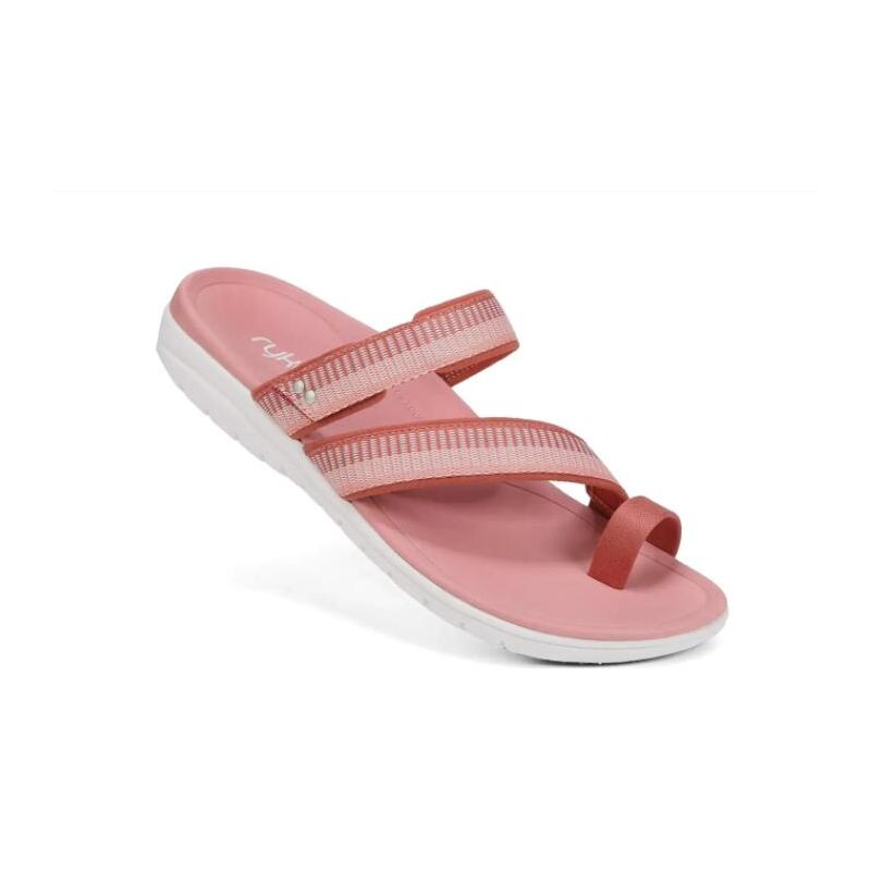 Ryka | Stella Sandal-Adobe Red Fabric - Click Image to Close