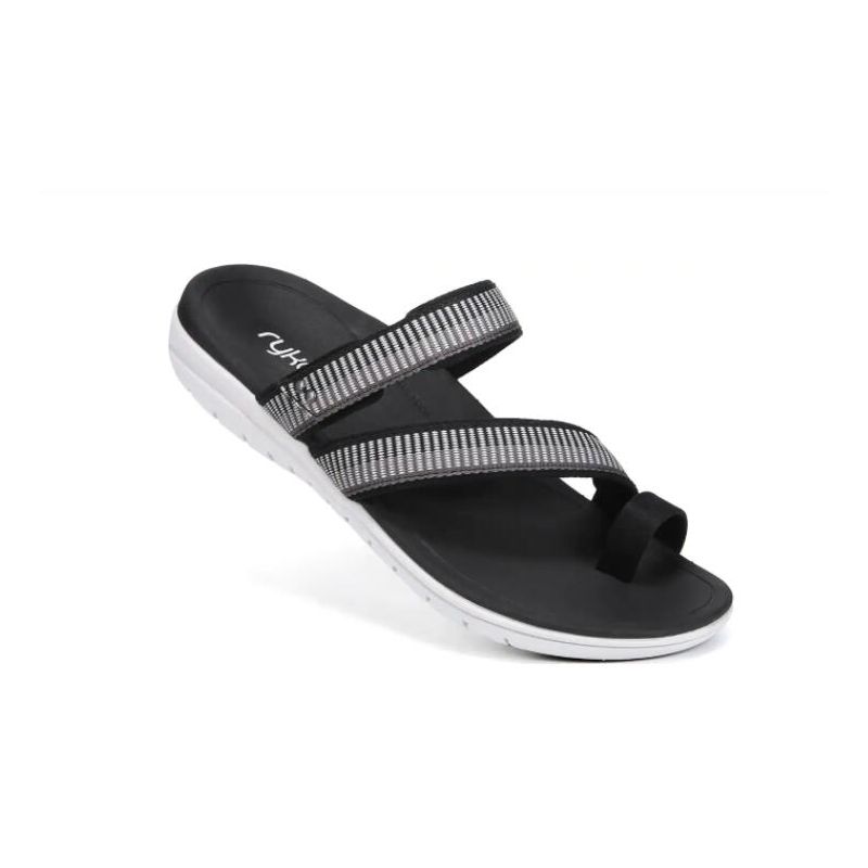 Ryka | Stella Sandal-Black Fabric