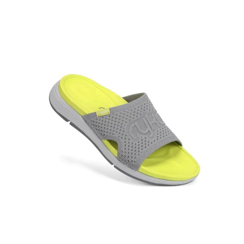 Ryka | Thrive Slide Sandal-Frost Grey Fabric