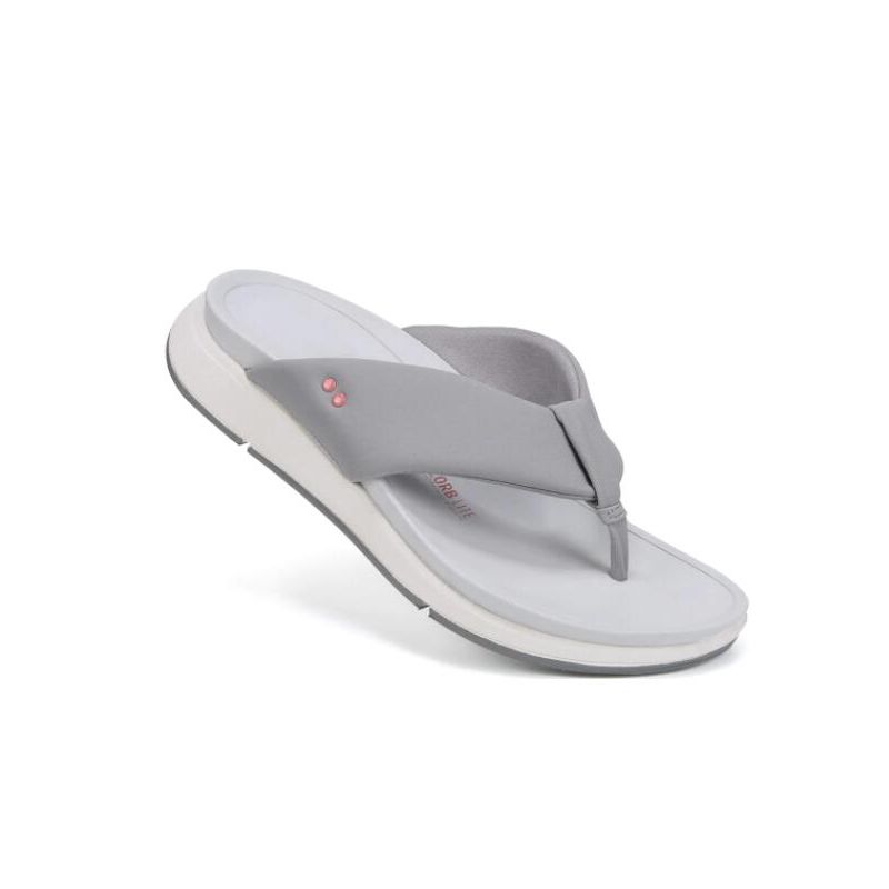 Ryka | Timid Flip Flop Sandal-Grey Fabric