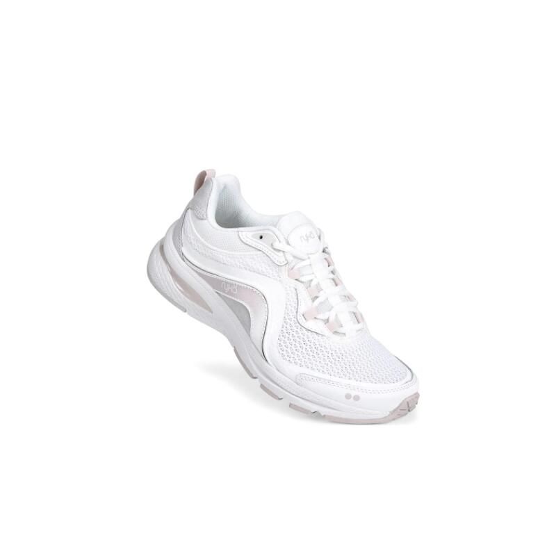 Ryka | Belong Walking Shoe-White Leather - Click Image to Close