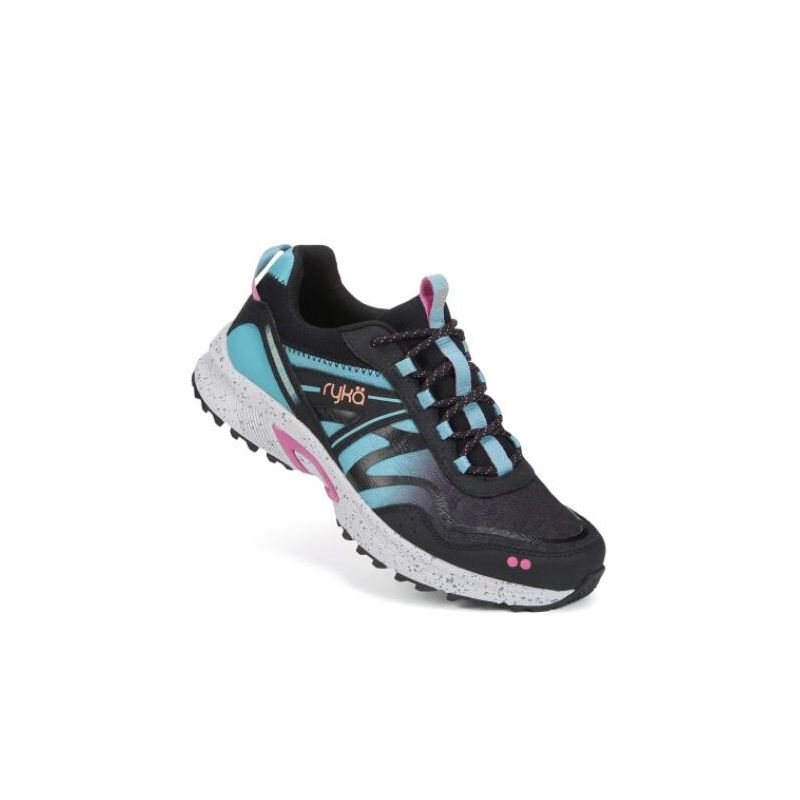 Ryka | Sky Walk Trail 2 Trail Shoe-Black Leather - Click Image to Close