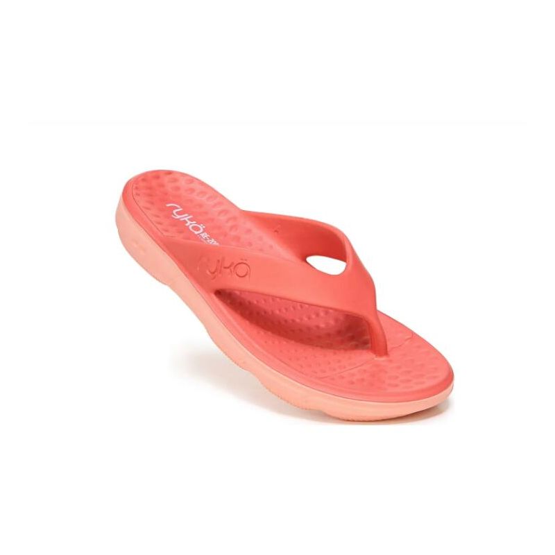 Ryka | Rest EZ Recovery Sandal-Sunset Pink - Click Image to Close