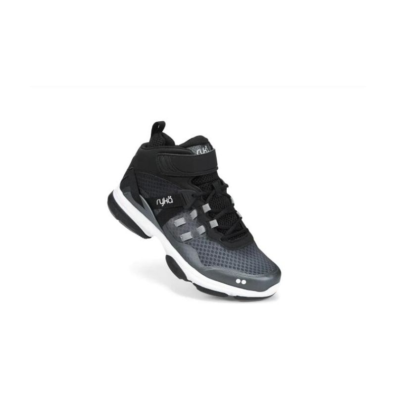 Ryka | Devotion XT Mid Top Training Shoe-Black/Grey/White