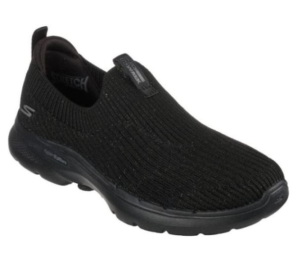 Skechers Womens GOwalk 6 - Ocean Crystal - Click Image to Close