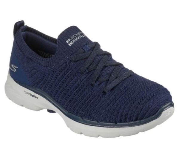 Skechers Womens GOwalk 6 - Fun Waves - Click Image to Close