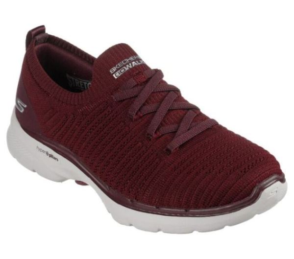 Skechers Womens GOwalk 6 - Fun Waves - Click Image to Close