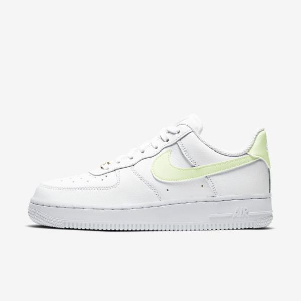 Nike Air Force 1 '07 | White / White / White / Barely Volt - Click Image to Close