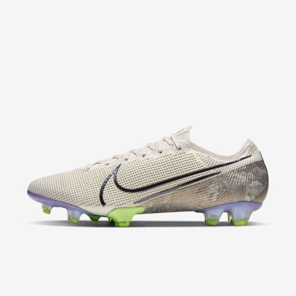 Nike Mercurial Vapor 13 Elite FG | Desert Sand / Psychic Purple / Electric Green / Black - Click Image to Close