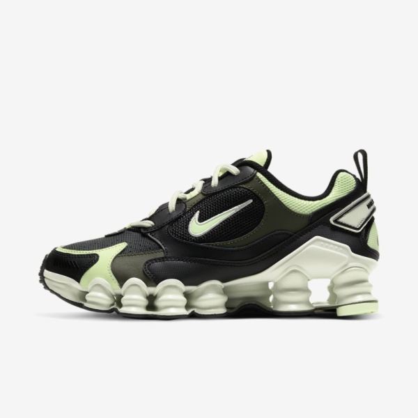 Nike Shox TL Nova | Black / Cargo Khaki / Spruce Aura / Barely Volt - Click Image to Close