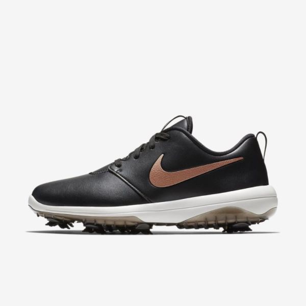 Nike Roshe G Tour | Black / Summit White / Metallic Red Bronze - Click Image to Close