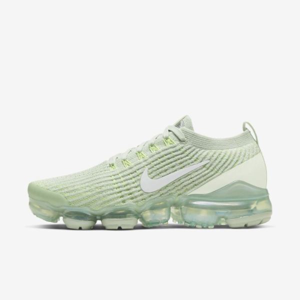 Nike Air VaporMax Flyknit 3 | Jade Aura / Pistachio Frost / Ghost Green / White - Click Image to Close