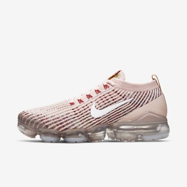 Nike Air VaporMax Flyknit 3 | Sunset Tint / Blue Force / Gym Red / White - Click Image to Close