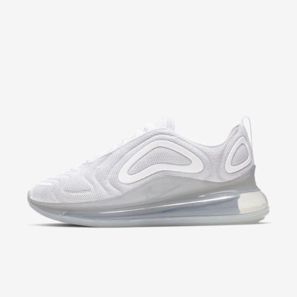 Nike Air Max 720 | White / Metallic Platinum / Pure Platinum / White - Click Image to Close