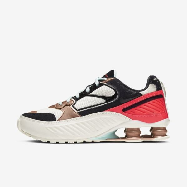 Nike Shox Enigma 9000 | Sail / Metallic Red Bronze / Pure Platinum / Black - Click Image to Close