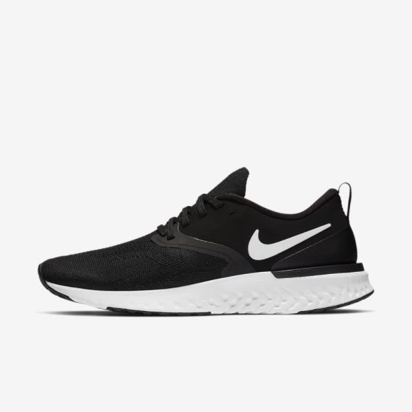 Nike Odyssey React Flyknit 2 | Black / White - Click Image to Close