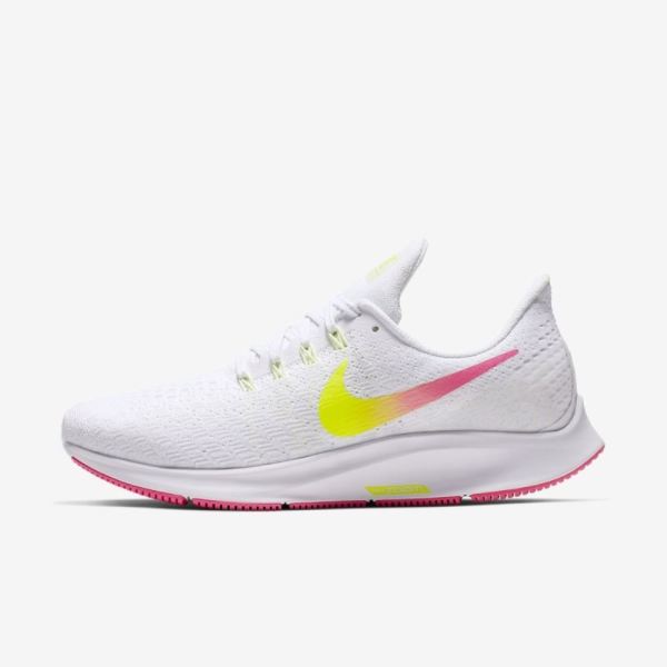 Nike Air Zoom Pegasus 35 | White / Volt / Pure Platinum / Hyper Pink