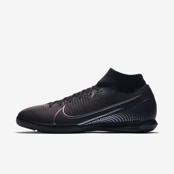 Nike Mercurial Superfly 7 Academy IC | Black / Black - Click Image to Close