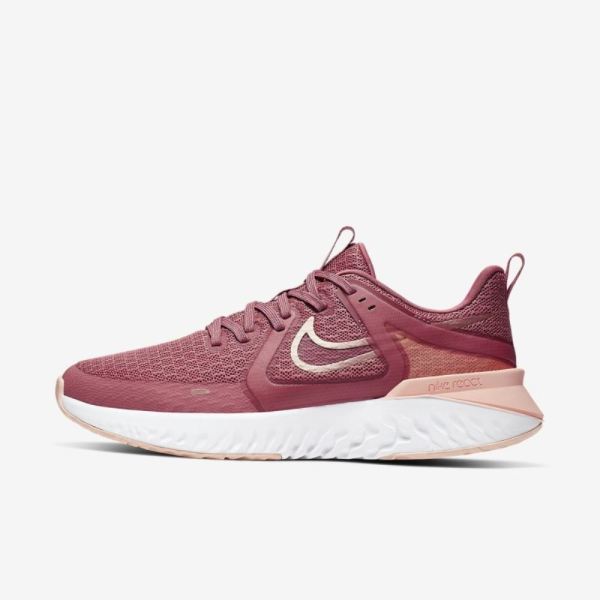 Nike Legend React 2 | Light Redwood / Crimson Tint / Platinum Tint / Metallic Red Bronze - Click Image to Close