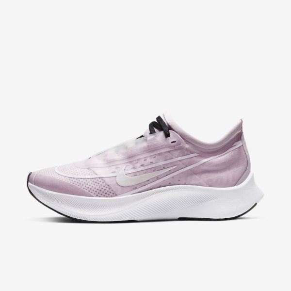 Nike Zoom Fly 3 | Iced Lilac / White / Black / Light Violet - Click Image to Close