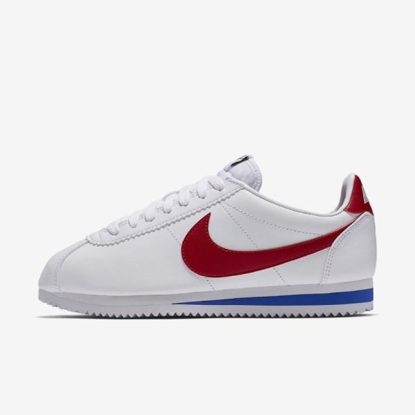 Nike Classic Cortez | White / Varsity Royal / Varsity Red - Click Image to Close