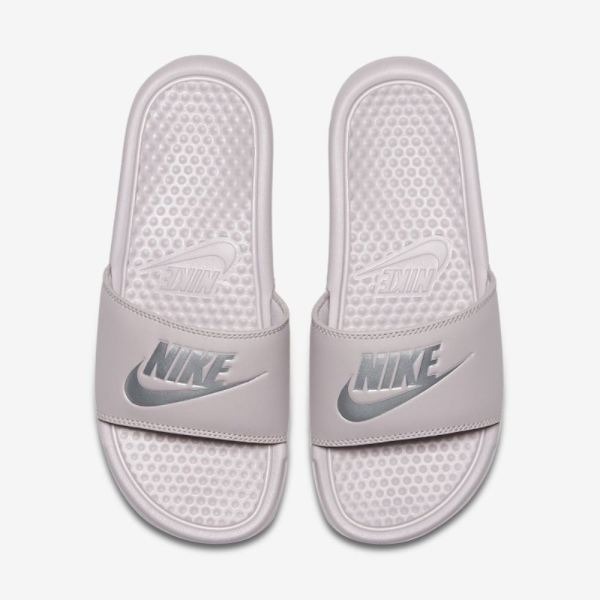 Nike Benassi | Particle Rose / Particle Rose / Metallic Silver - Click Image to Close