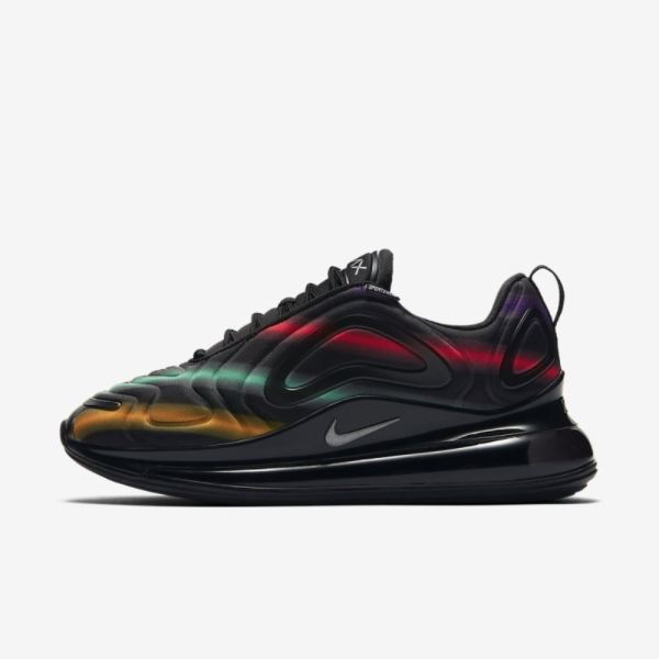 Nike Air Max 720 | Black / University Gold / Flash Crimson / Metallic Silver - Click Image to Close