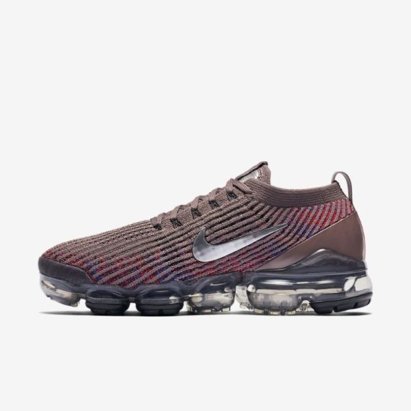 Nike Air VaporMax Flyknit 3 | Plum Eclipse / Red Orbit / Racer Blue / Metallic Silver