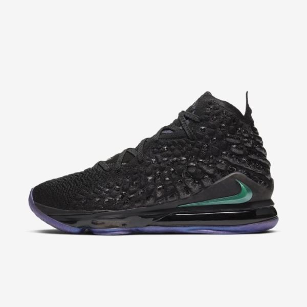 LeBron 17 | Black / Purple / Teal - Click Image to Close