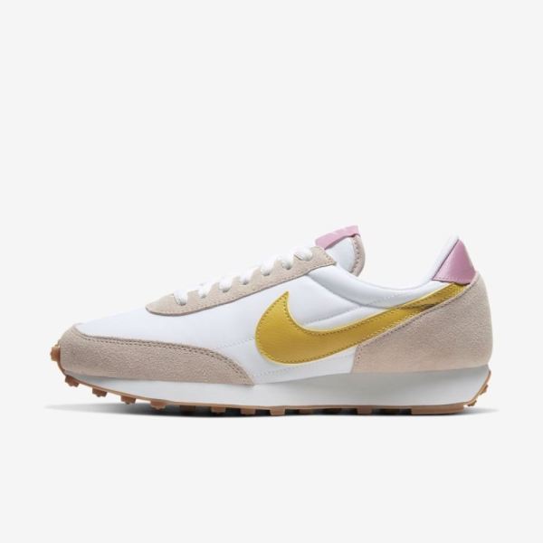 Nike Daybreak | Fossil Stone / Summit White / Magic Flamingo / Saffron Quartz - Click Image to Close