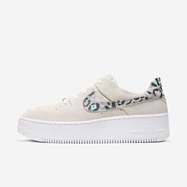 Nike Air Force 1 Sage Low | Summit White / White / Black / Multi-Colour - Click Image to Close