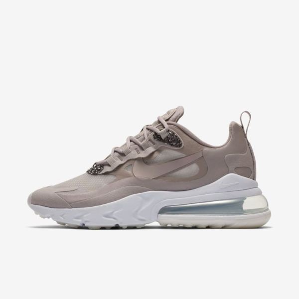 Nike Air Max 270 React | Pumice / White / Pumice - Click Image to Close