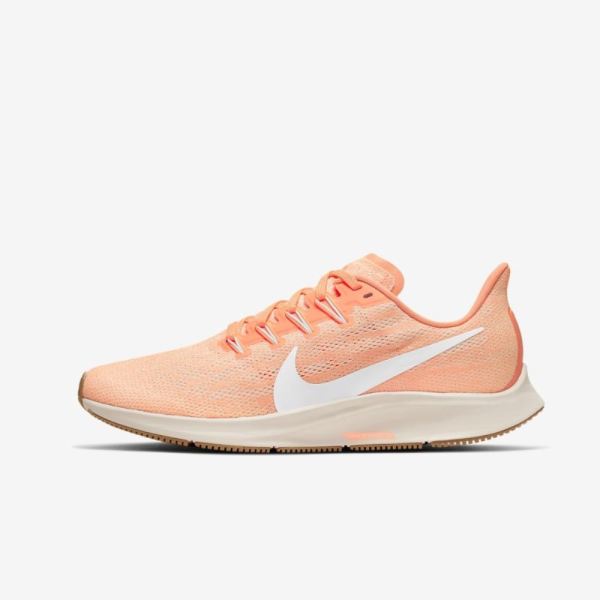 Nike Air Zoom Pegasus 36 | Orange Pulse / Guava Ice / Gum Light Brown / White - Click Image to Close