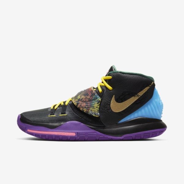 Kyrie 6 'Chinese New Year' | Black / Laser Blue / Digital Pink / Metallic Gold - Click Image to Close