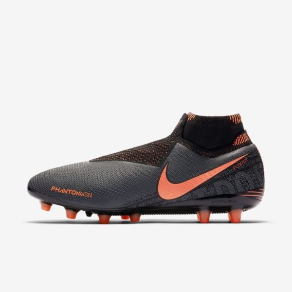 Nike Phantom Vision Elite Dynamic Fit AG-PRO | Dark Grey / Black / Bright Mango