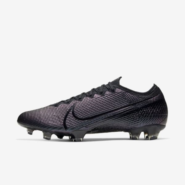 Nike Mercurial Vapor 13 Elite FG | Black / Black - Click Image to Close