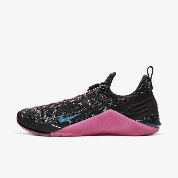 Nike React Metcon AMP | Black / Fire Pink / Green Strike / Blue Fury - Click Image to Close