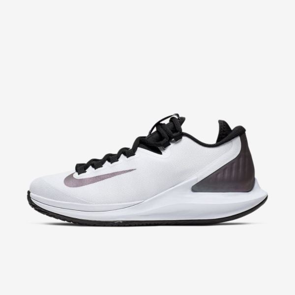 NikeCourt Air Zoom Zero | White / Black / Psychic Purple / Multi-Colour