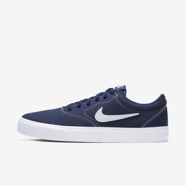 Nike SB Charge Canvas | Midnight Navy / Midnight Navy / Black / White