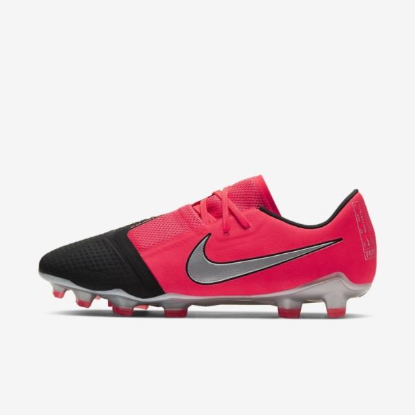 Nike Phantom Venom Pro FG | Laser Crimson / Black / Metallic Silver