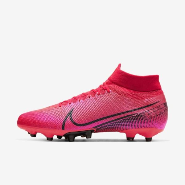 Nike Mercurial Superfly 7 Pro AG-PRO | Laser Crimson / Laser Crimson / Black - Click Image to Close