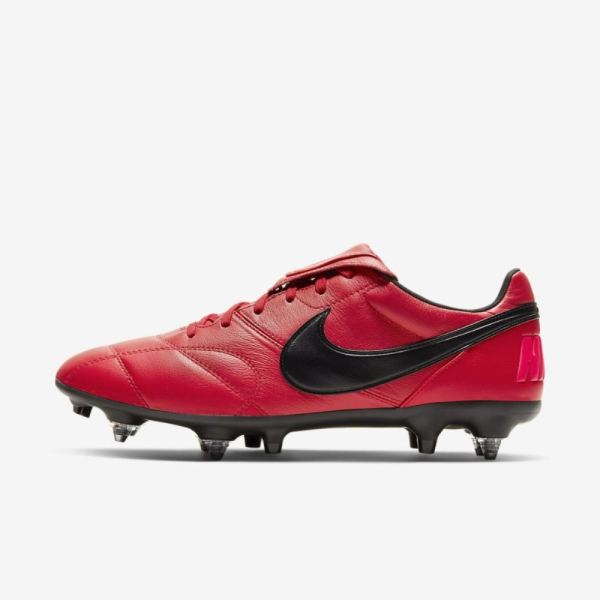 Nike Premier II Anti-Clog Traction SG-PRO | University Red / Laser Crimson / Black - Click Image to Close